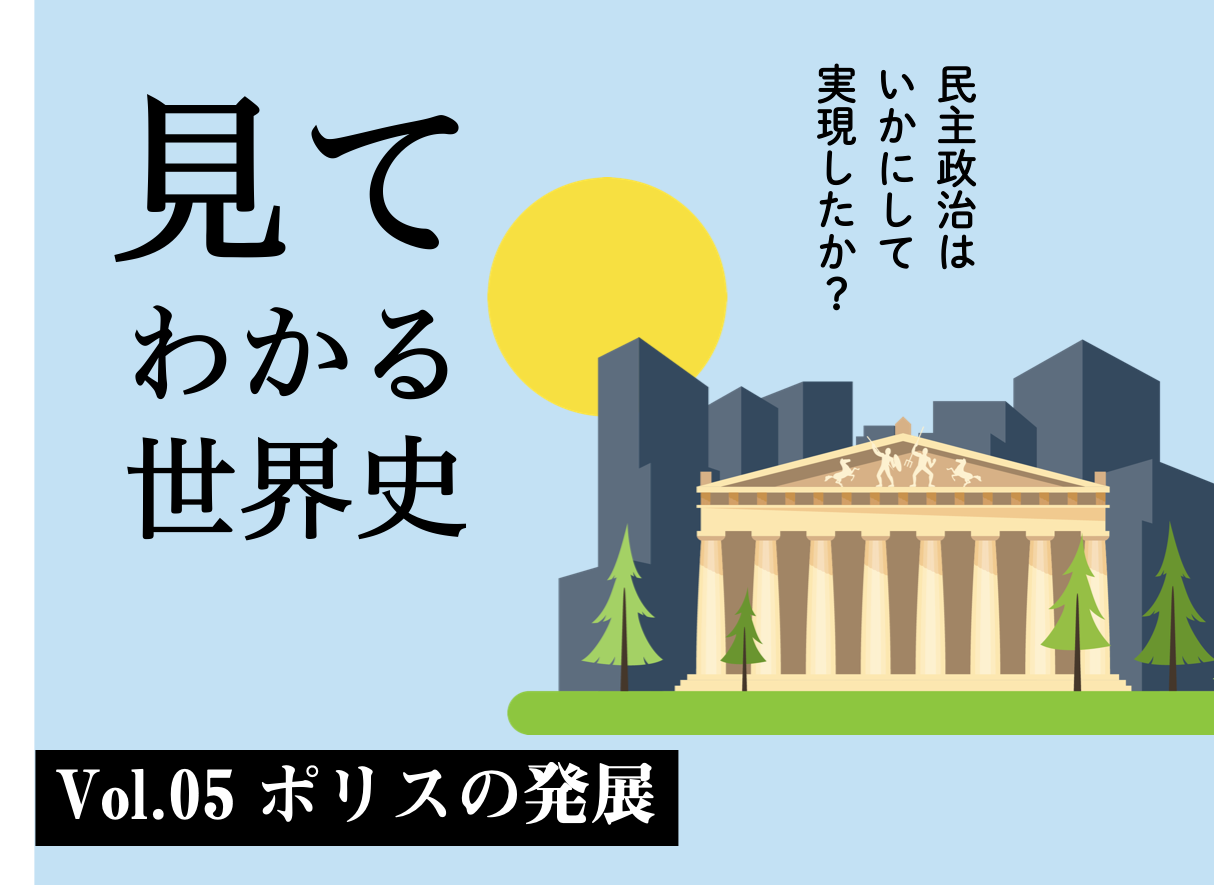 “Vol.05「インフォグラフィックで、もういちど読む山川世界史 Vol.05「ポリスの発展」”