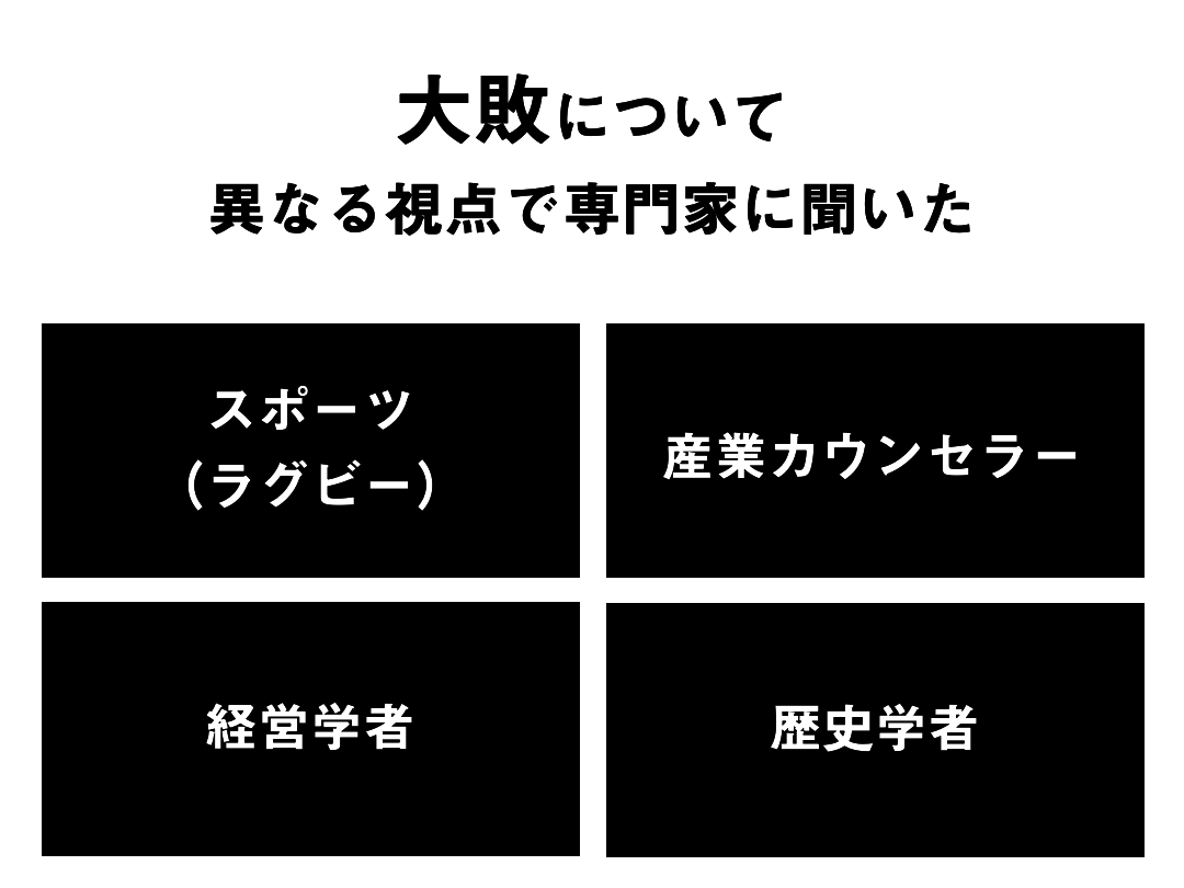 特集「大敗」まとめ